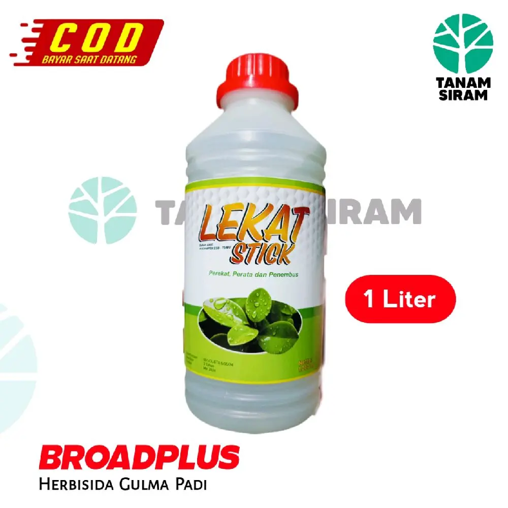 Perekat Lekat Stik 1 liter sebagai perekat perata dan penembus pestisida ke struktur daun
