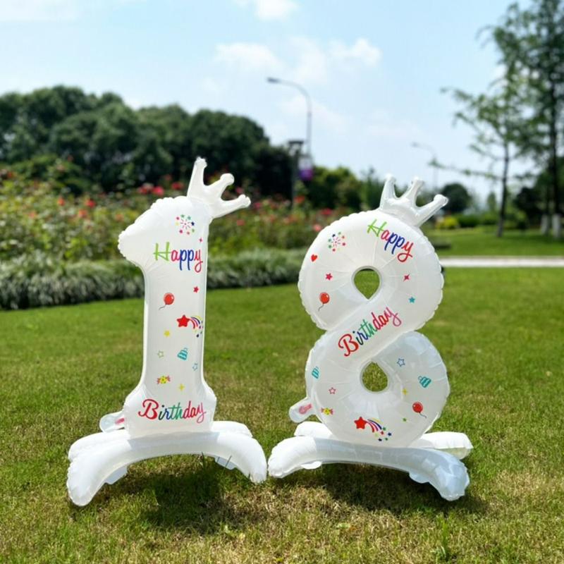 Product Introduction of Nombor berdiri besar, hiasan luar, selamat hari jadi, hiasan rumah, parti dalaman, belon aluminium foil, belon hari jadi, hadiah bayi, ulang tahun 11