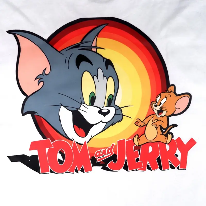 TOM AND JERRY KARTUN COMIC KAOS OVERSIZE COMBED 20S 5