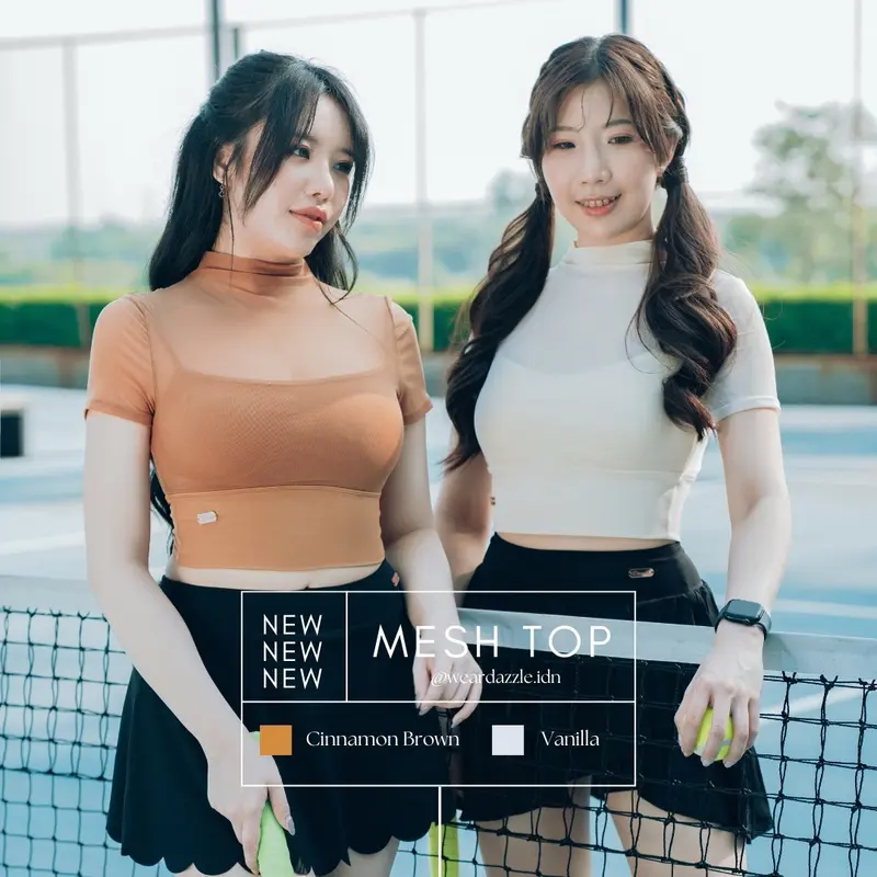 Wear Dazzle - Mesh Top - Sportswear and Dailywear 0