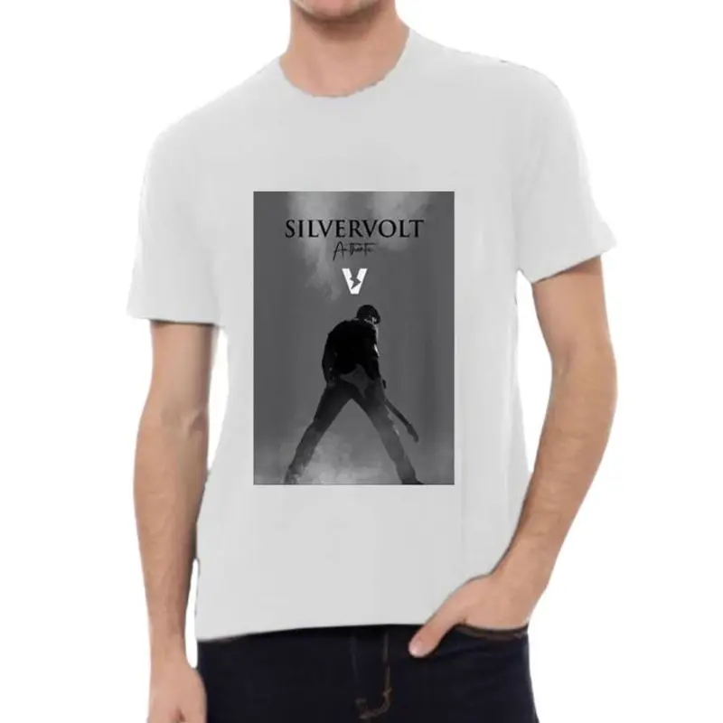 Baju Kaos Pria Distro Silvervolt Original Tangan Pendek Tshirt Oblong Cowok dan Wanita Dewasa Simple Keren Bahan Katun Combed 30S Variasi Ukuran M L XL Sablon High Quality Standar Kain Lembut Nyaman Polos 7