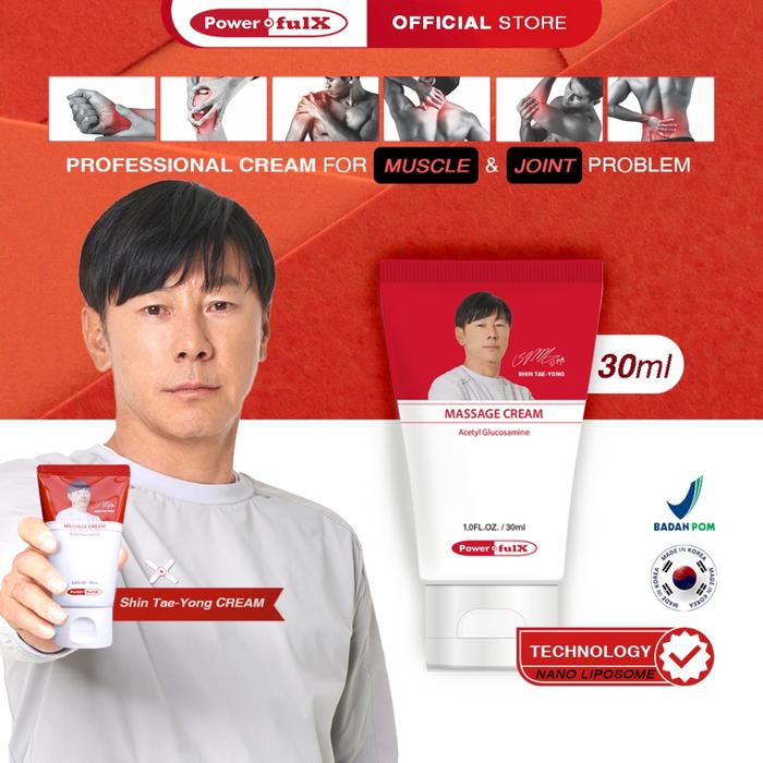 Gambar Professional Massage Cream PowerfulX (30 ml) / Shin Tae Yong Cream / Pereda Nyeri Otot & Radang Sendi dari PowerfulX Indonesia Kota Administrasi Jakarta Selatan Tokopedia
