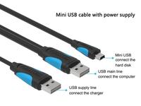 Gambar Vention A61 1M Kabel Data USB 2.0 Male to Mini USB with USB Power dari XLink Jakarta Kota Administrasi Jakarta Barat 3 Tokopedia