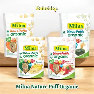 MILNA Nature Puff Organic 15G - Snack MPASI