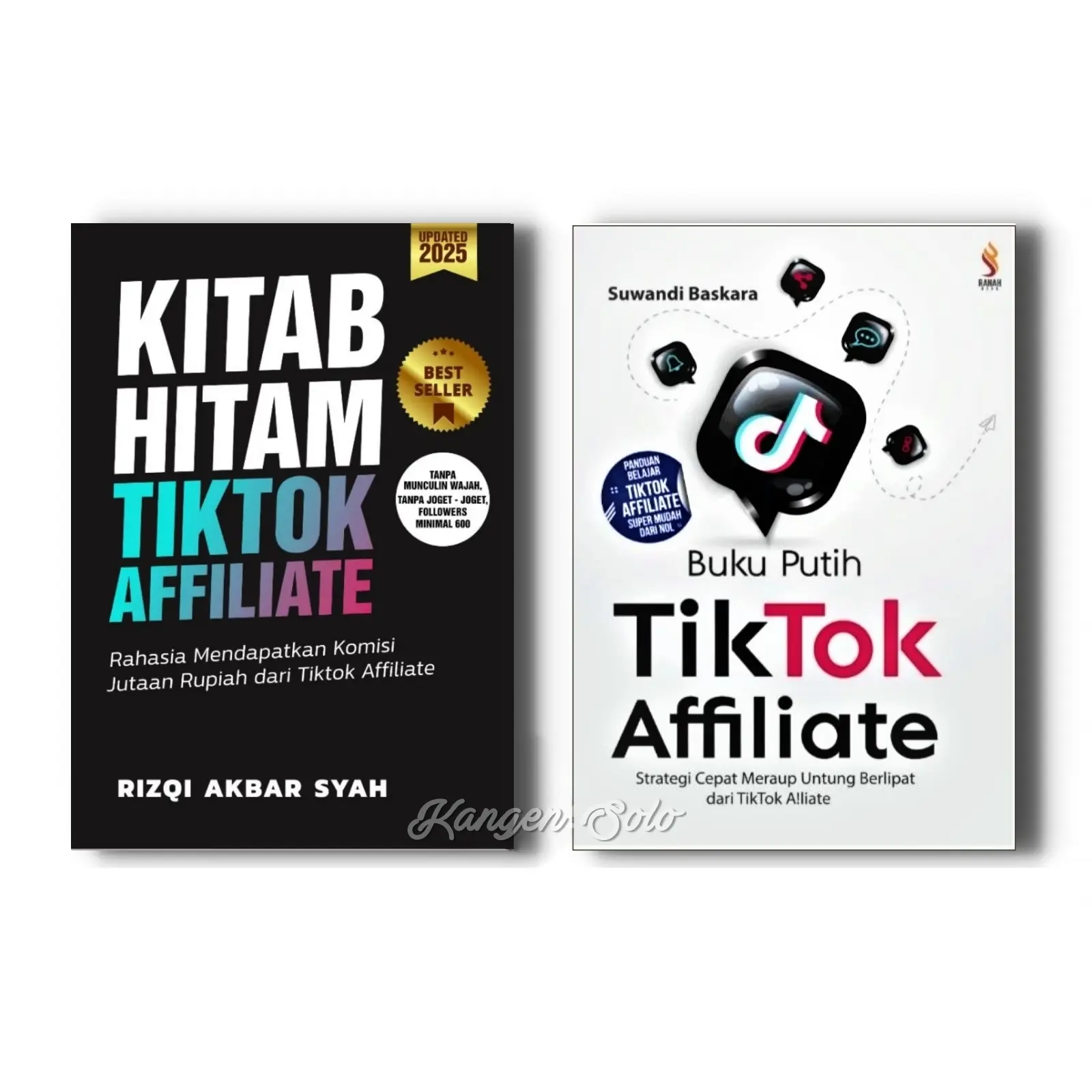 Paket 2 Buku - Kitab Hitam dan Buku Putih Tiktok Affiliate - Bisa COD