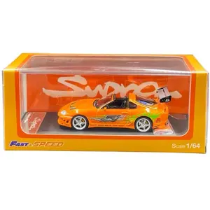Fast Speed 64 Toyota Supra A80 Targa Bomex FNF Orange w/ Removable Top