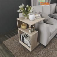 Gambar Cubic Meja Samping   Sofa   Minimalis / Sidetable / Meja Serbaguna / LIVINA ST 40 - Sonoma Oak-Taupe dari Cubic Home & Living Kab. Gresik 5 Tokopedia