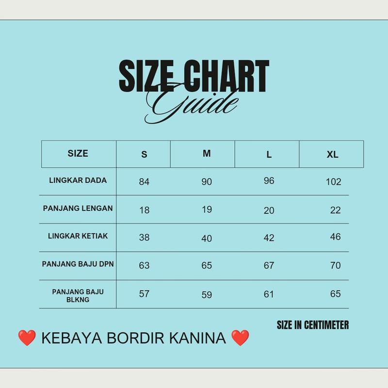 Kebaya Encim Bordir Lengan Pendek KaNiNa 8