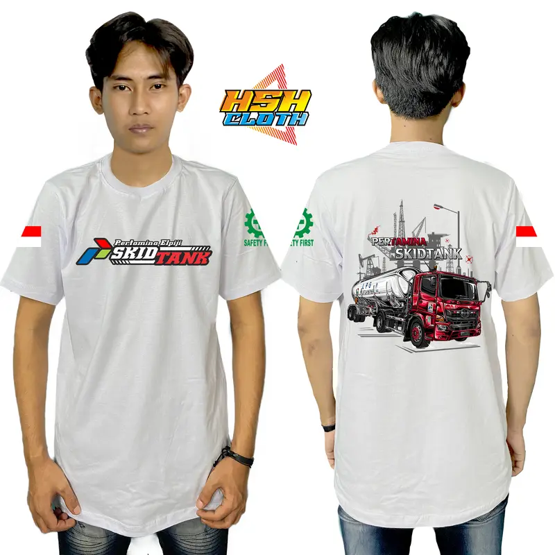 Baju Kaos Distro Pertamina Skidtank Elpiji Limited Perusahaan Bisa Custom - HSHCloth 6