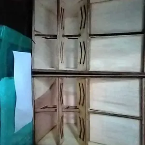 Box F1 Ukuran 3 Inch Single Cutting Mesin CNC Laser Bahan Ketebalan 4mm