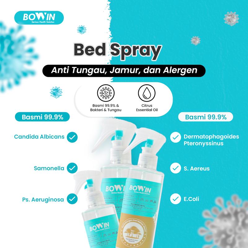 Bowin Bed & Line Spray Anti Tungau & Kutu Kasur 0