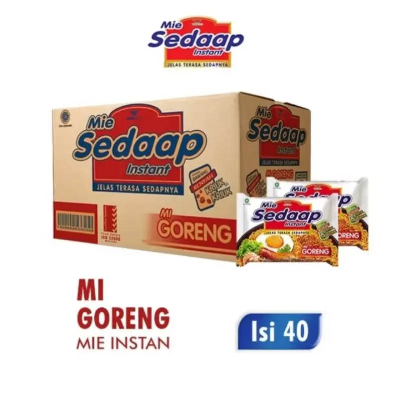 Sedaap Mie Goreng - Soto 90 Gram, Makanan Instan Mie Isi 40 pcs, Harga Per Dus Lebih Murah - Food, Noodles
