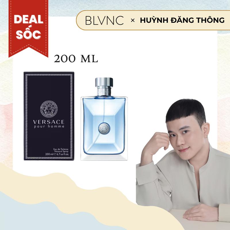 Nước Hoa Versace Pour Homme EDT 200ml Perfume Nam Cosmetic Xịt Thơm