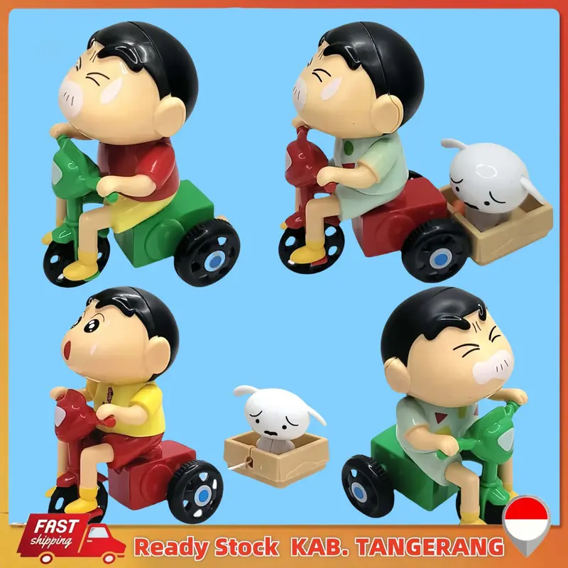 CRAWLING CLOCKWORK TOY MAINAN CRAYON SHINCHAN DYNAMIC LIFE BISA GERAK MAINAN ORNAMEN SHINCHAN MAINAN 0
