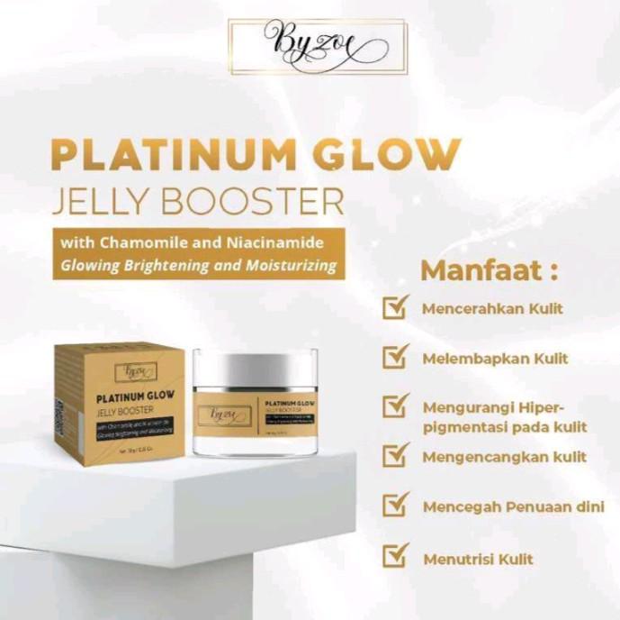 CREAM BYZOE GLOW JELLY BOOSTER PLATINUM KUNING ORIGINAL 7