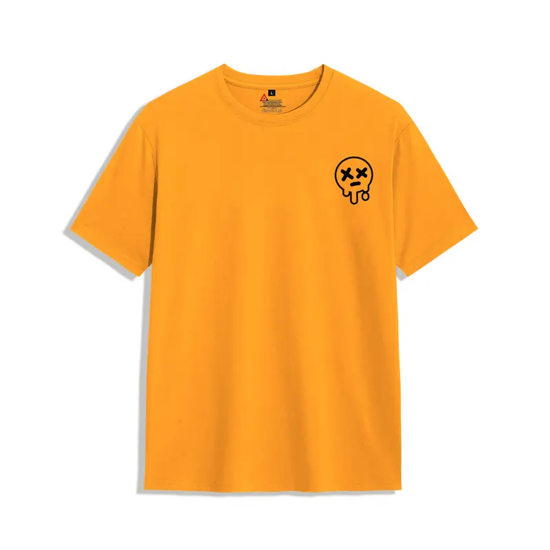 Baju Kaos Distro Pria Motip Smile - Kaos Unisex Sablon Simple - Baju Kaos Katun Casual Digital High - Nyaman Panjang Printing 4