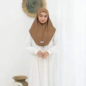 ALMA - Bergo Rania Instan S Nonped Jersey Premium // Kerudung Instan Rania Menutup dada // Bergo Viral