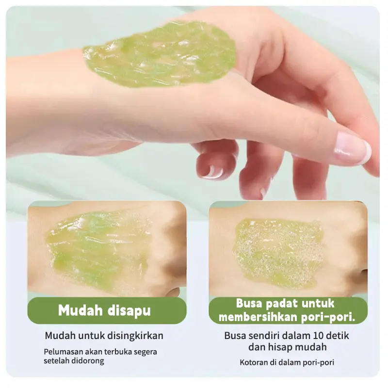 Masker busa SIMU, melembabkan, menghidrasi, menyusutkan pori-pori, membersihkan komedo hitam secara mendalam, busa yang terbentuk secara spontan, cocok digunakan untuk wajah. 1
