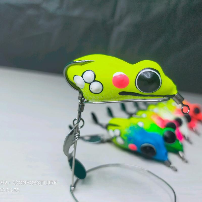 softfrog tokek bintik rasa jaws 4 cm onecastlure 4