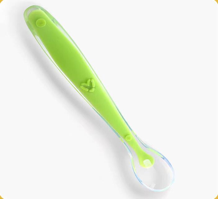 Product Introduction of Thìa Cho Ăn Silicon, An Toàn Cho Em Bé, Thìa Tập Luyện Cho Trẻ Em, Mềm Mại, Thích Hợp Cho Thực Phẩm Bổ Sung, Dao Kéo Cho Em Bé, Cho Ăn Trơn Cho Bé 5