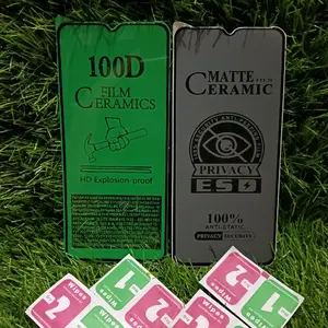 TG Tempered REAL C11 2021 Anti Gores Matte Privacy Anti SPY Antigores Cover Hitam 100D Film Ceramics HD Explosion-proof