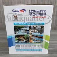 Gambar SAKKAI PRO ACO-006 85W ELECTROMAGNETIC AIR COMPRESSOR PUMP AERATOR dari ADRAQUATIC Kota Bandung 3 Tokopedia