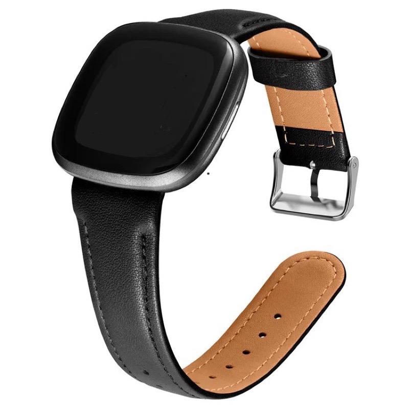Comfortable Colorful Leather Strap Bands For Fitbit Versa 4 / Versa 3 / Fitbit Sense 2 / Sense 1