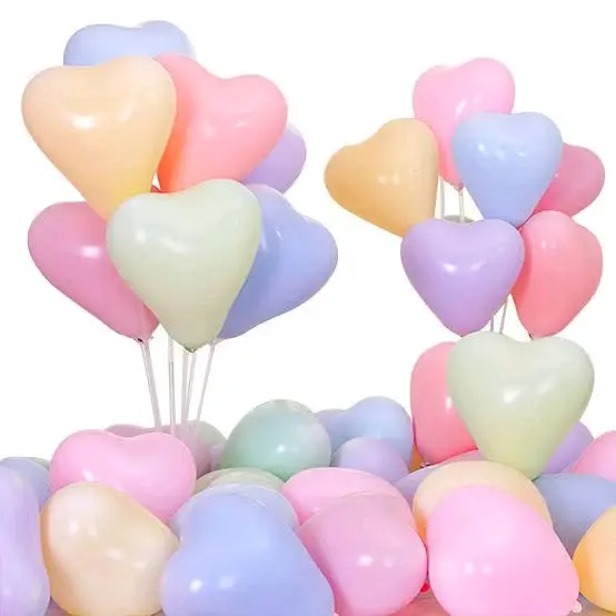 Balon Latex Love Warna Pastel 12 inch Balon Ulang Tahun