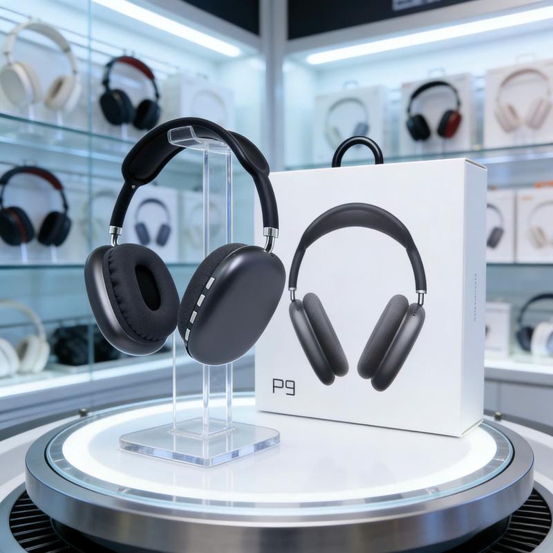  Tai nghe Bluetooth P9 có Mic Âm Bass Cực Chất Đàm Thoại Chơi Game Nghe Nhạc Hay Thiết Kế Trẻ Trung Đen Phạm vi truyền 10 mét Chip Jerry Pin 3-5 giờ Chống ồn chủ động Xám 