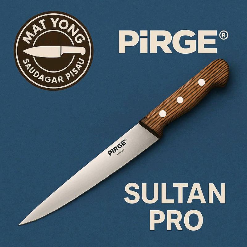 PiRGE SULTANPRO BUTCHER KNIFE 16.5CM POINTED WENGE HANDLE - TikTok Shop ...