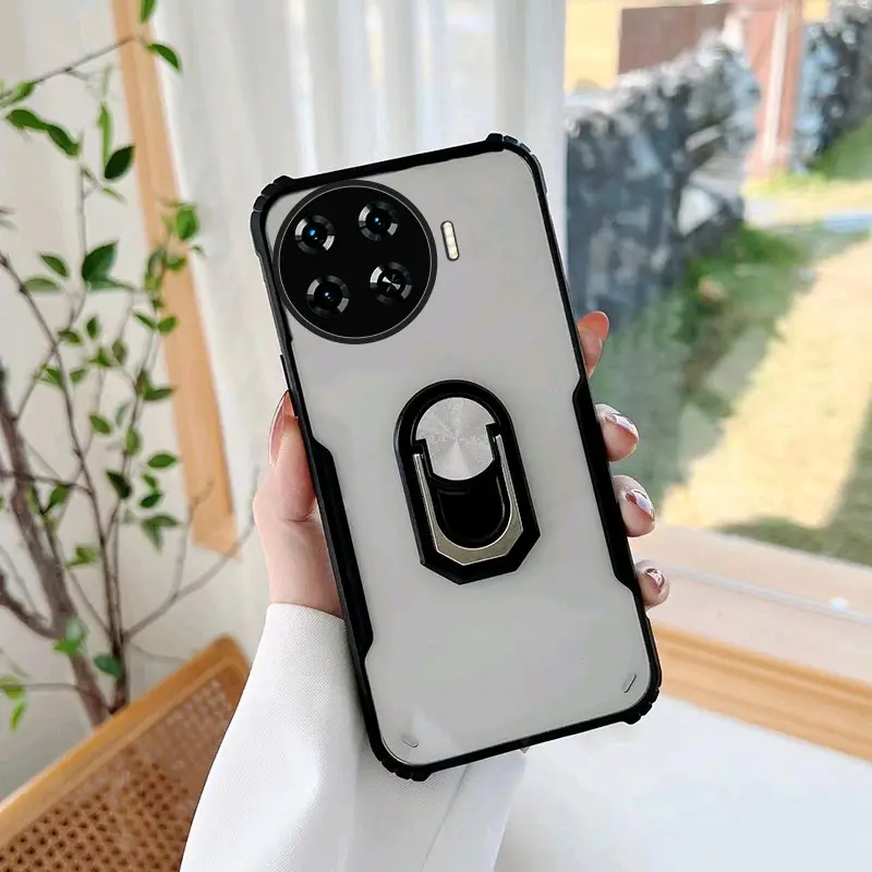 M/C Case For Tecno Spark 20 Pro+ Shockproof Premium Acrylic Transparant 1