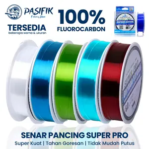 Senar Pancing 200M Warna Bening Transparan Fishing Line Tali Pancing Germany Fishing Line 200m Putih Senar Pancing Invisible Bahan Nilon Tahan Lama Panjang Senar Pemimpin Pancing Ikan Mas
