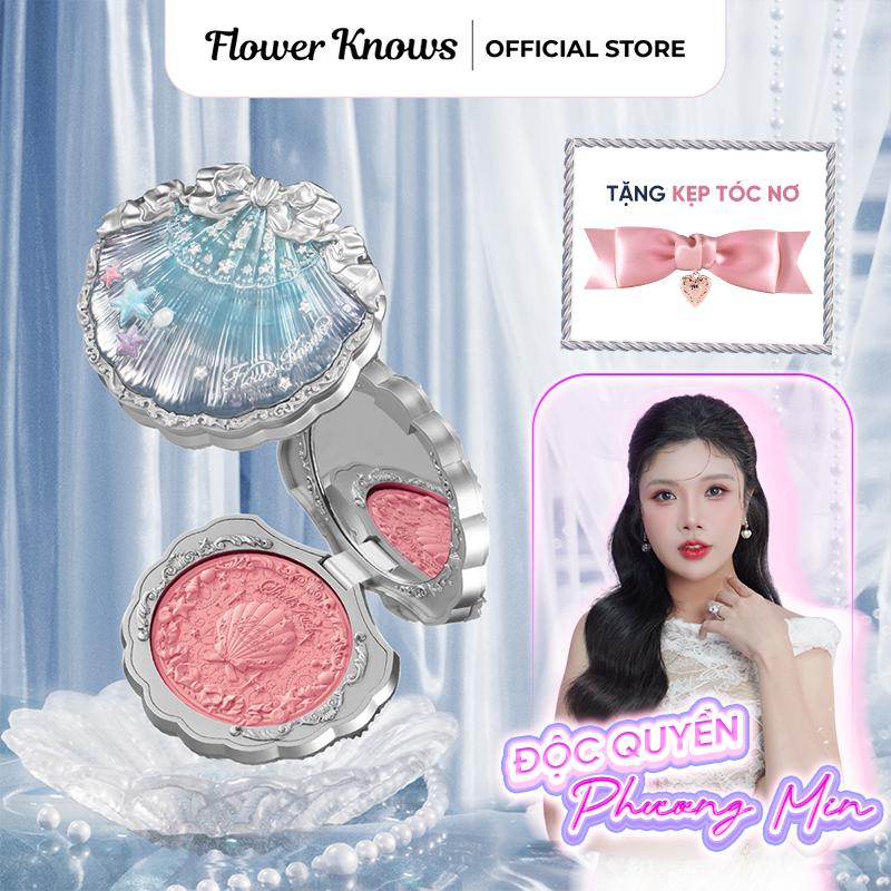 Phấn Đánh Lụa Satin Bộ Sưu Tập Trang Sức Vỏ Sò Flower Knows Phiên Bản Độc Quyền PHUONG MIN