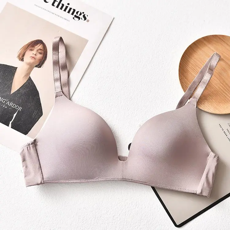 BRA TIDAK ADA KAWAT  SEAMLESS PUSH UP SIZE 32-38 TERDAPAT 3 KAIT WARNA RANDOM PAKAIAN DALAM WANITA 03 Busa Tipis Nyaman 8