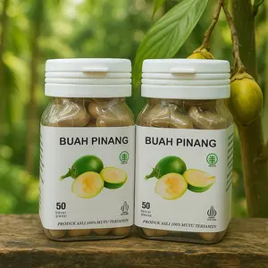 HERBALUV Kapsul Pinang Original Herbal Isi 50 Kapsul