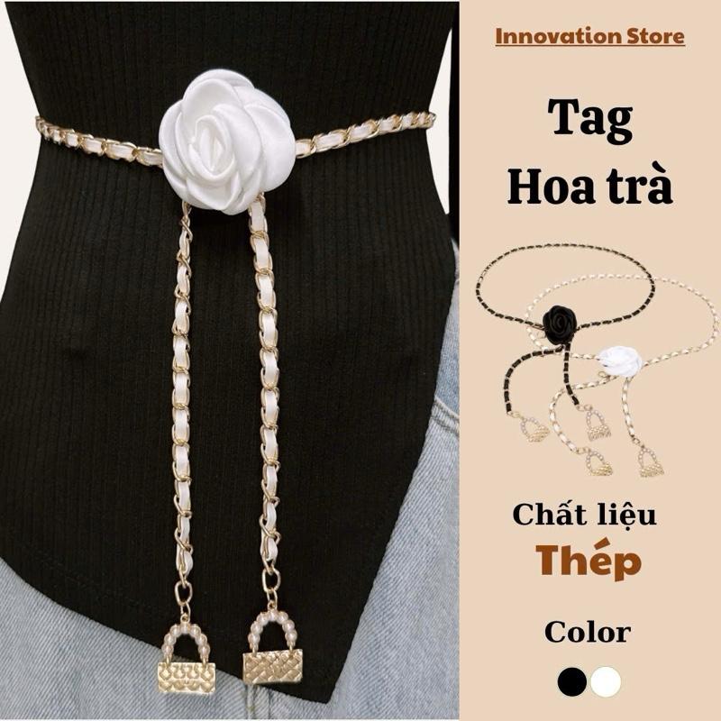 Thắt Lưng Dây Xích Mặt Hoa Trà Thời Trang Thanh Lịch TA-PK-06