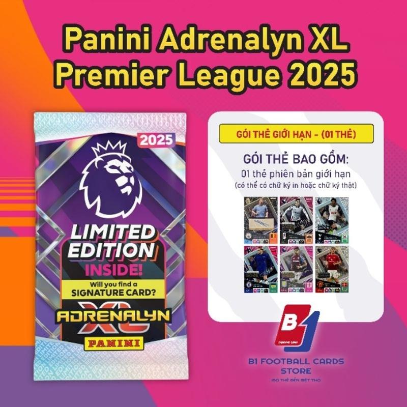  Limited Edition - Thẻ Giới Hạn - Panini Adrenalyn XL Premier League 24 25 - Thẻ Ngoại Hạng Anh 