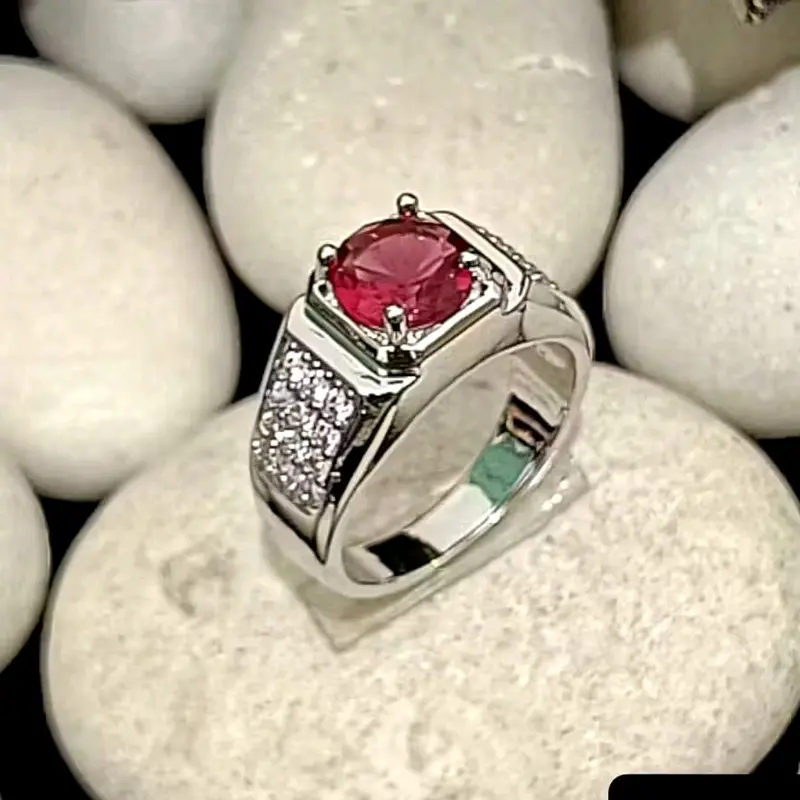 Cincin Pria Model Permata Terbaru Termurah - Rings 7