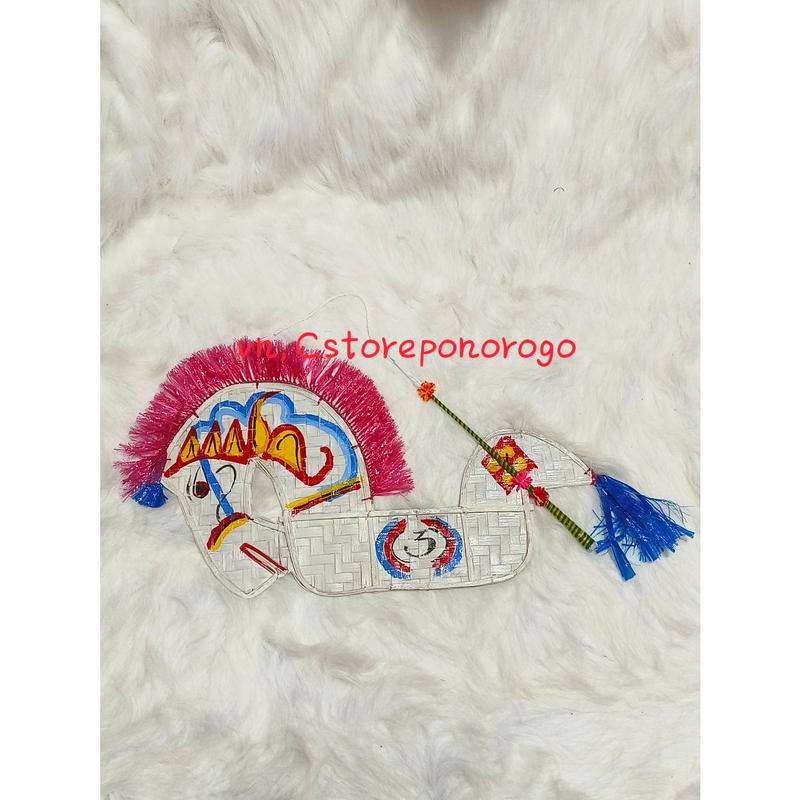 [LSM] JARANAN ANAK + PECUT PAKET MURAH / kuda lumping / kuda lumping anak / kuda pegon / barongan / devil / pecut / cambuk / reog Bambu 4