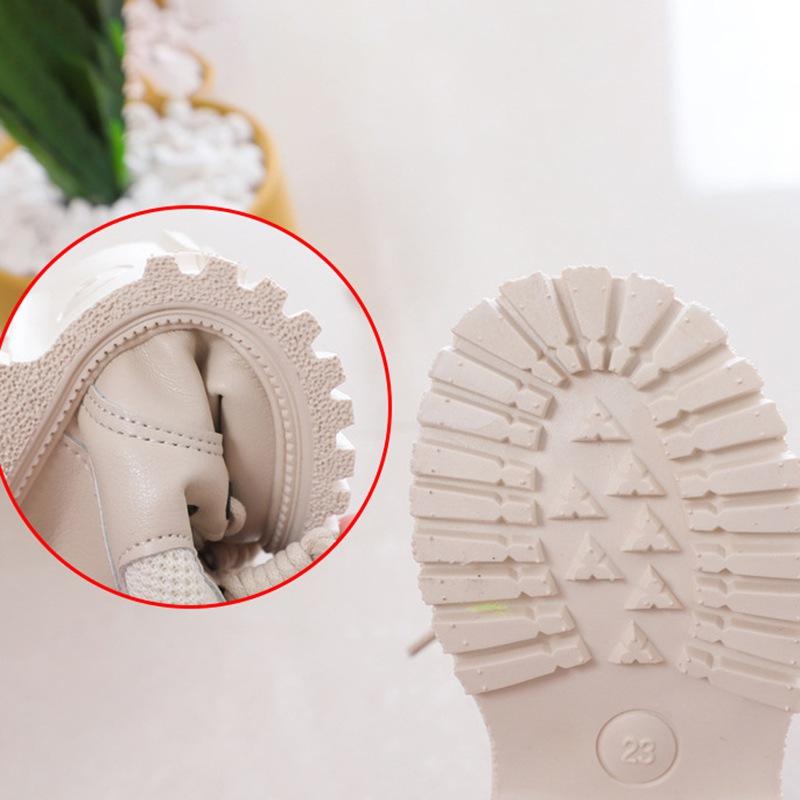 Product Introduction of Autumn and Winter Children Boots Fashion PU Leather Shoes Kids Boots waterproof Non-slip Soft Bottom Versatile Shoes 38