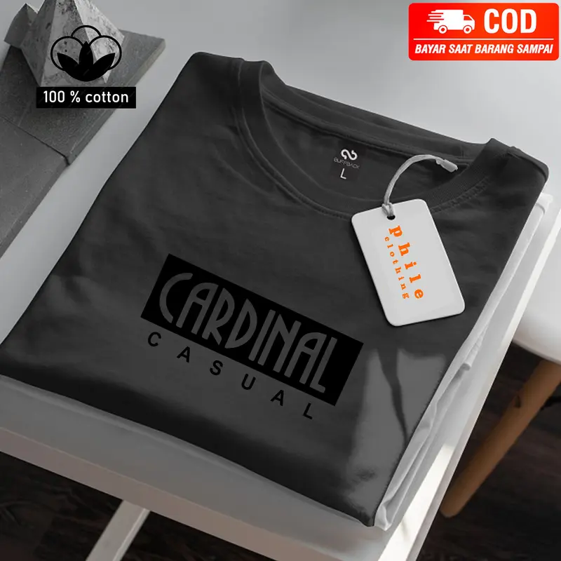 ( PROMO COD ) Kaos Distro casual Blok Gold Motif Lengan Pendek Terbaru Atasan Terlaris Bahan CATON COMBED 100% Katun Soft Combat Tebal 4