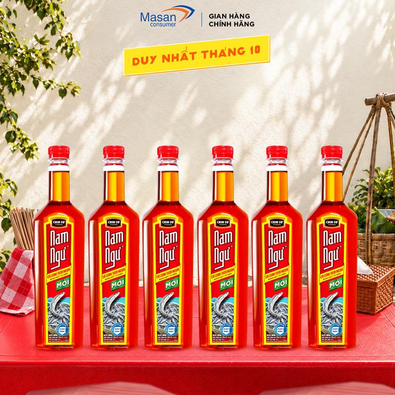 Combo 6 nước mắm Nam Ngư chai 750ml