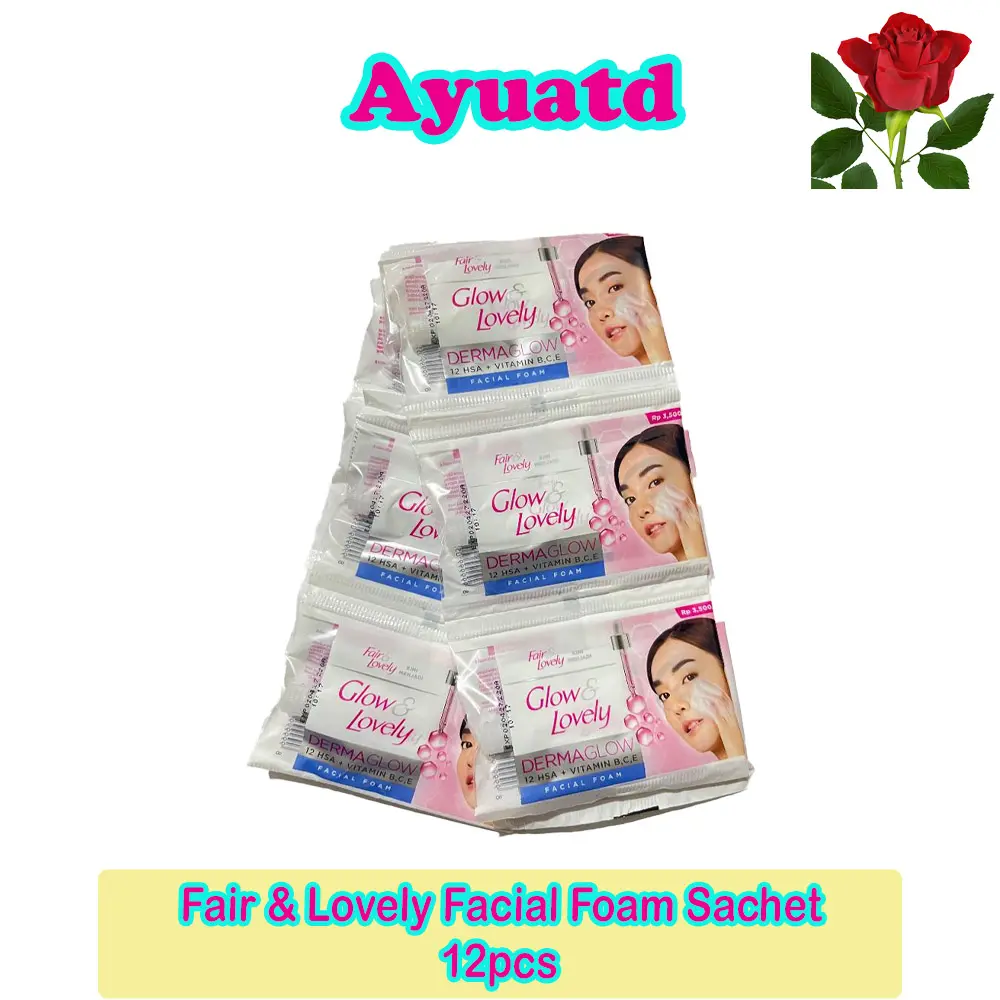 Fair Lovely Facial Foam sachet 9 gr Isi 12 Pcs / 1 Renceng Pencerah
