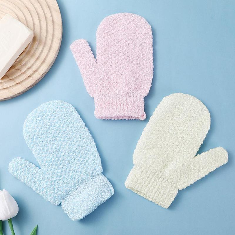 Product Introduction of Coarse Sand Bathing Gloves Bath Adults Kids Clean Body Textured Makes Highly Skin Surface A6G2 35