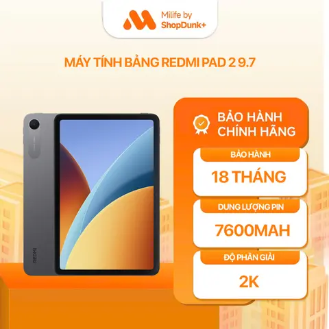 Máy Tính Bảng Xiaomi Redmi Pad 2 9.7 4+128GB chính hãnġ | Bảo Hành 18 Tháng