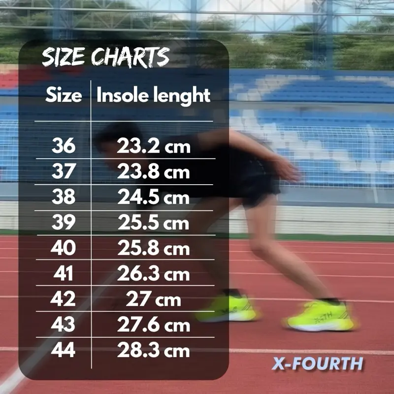 X-Fourth Hyperion Skyblue White - Sepatu running Olahraga Daily Running Lari Sekolah Pria Wanita Sneakers Kasual Senam Fitness Gym Outdoor longrun pace 6