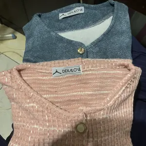 Dexalove - Ananta Denim Outer Top Wanita Kekinian Kombinasi Lace Cantik