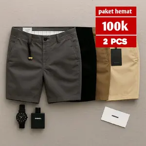 (PAKET HEMAT 2PCS 100K) CELANA CHINO/CHINOS PENDEK PREMIUM | CELANA PENDEK DISTRO CASUAL STRECT | CELANA CHINO PENDEK BERKUALITAS SHORTS PANTS