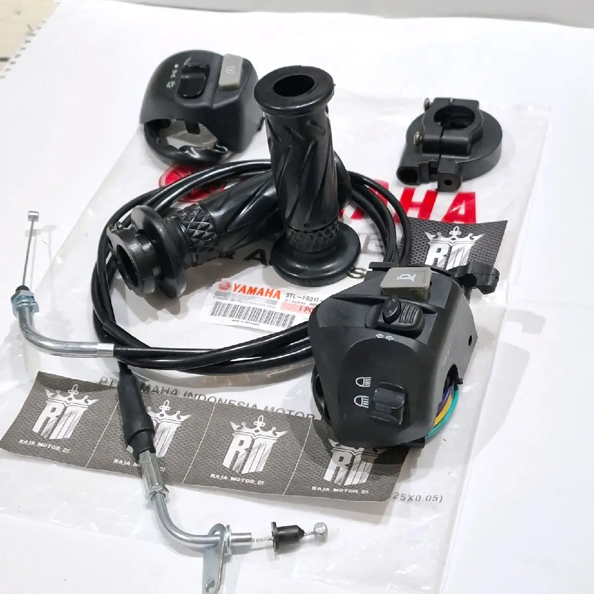 PAKET KABEL GAS + SAKLAR KIRI KANAN MIO SMILE MIO SPORTY MIO SOUL KARBU