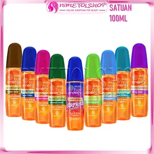 MAKARIZO Hair Energy Scentsations 100ml 60ml 30ml Fragrance Parfum Pewangi Rambut Badan Vitamin Body